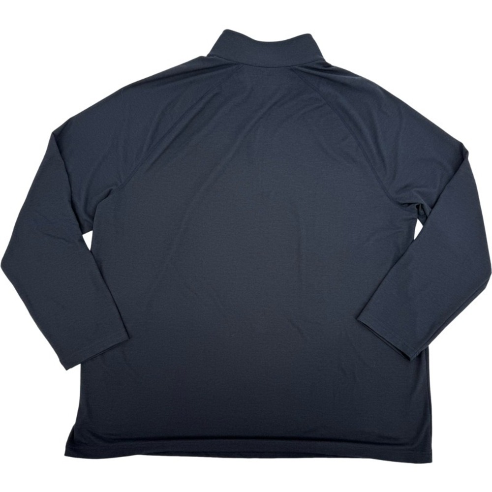 FRESH CLEAN THREADS XL Lot 2 Quarter Zip Pullover Black Navy Performance Stretch - Picture 5 of 16